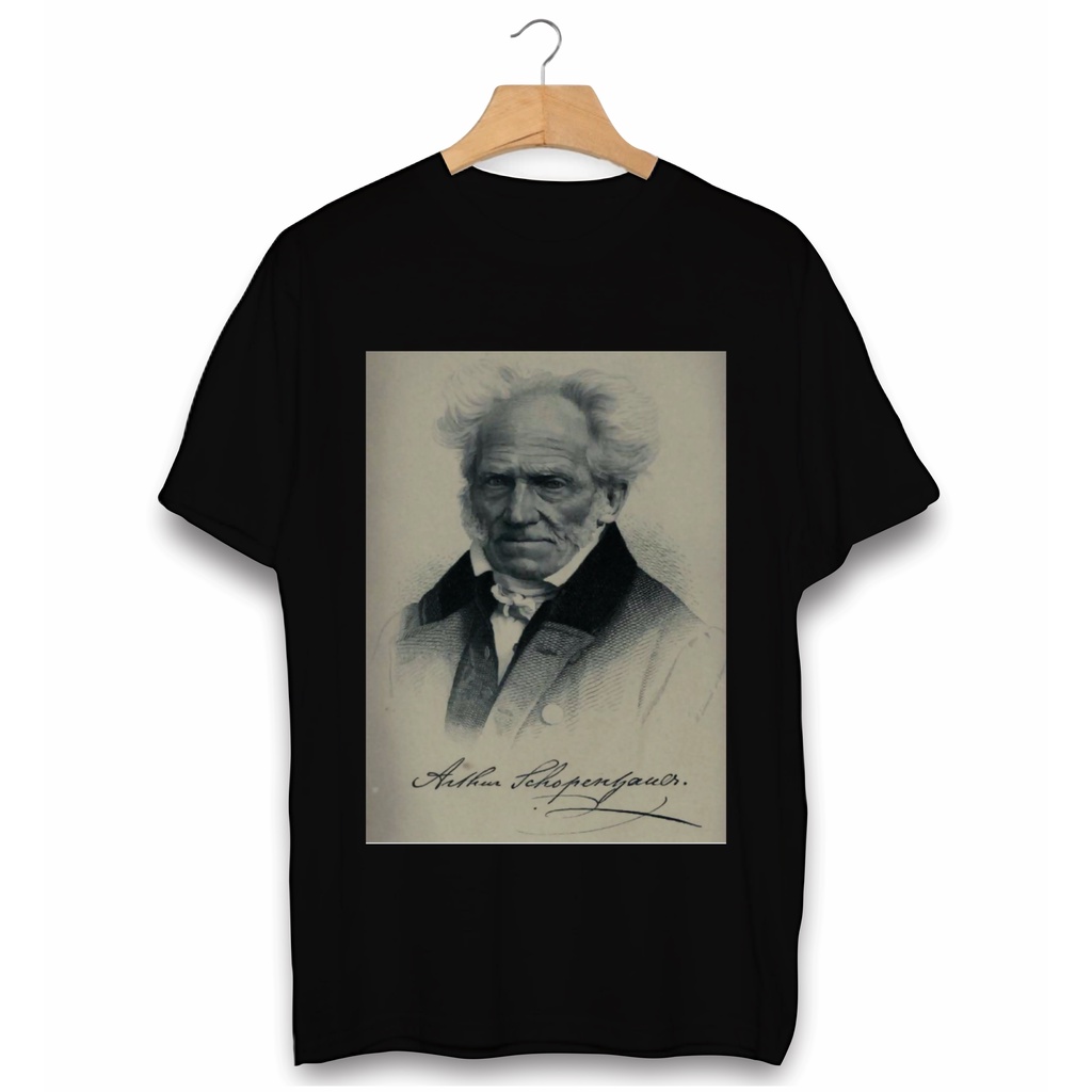 Camiseta Algodão Unissex Arthur Schopenhauer Literatura Filosofia C767
