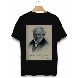 Camiseta Algodão Unissex Arthur Schopenhauer Literatura Filosofia C767