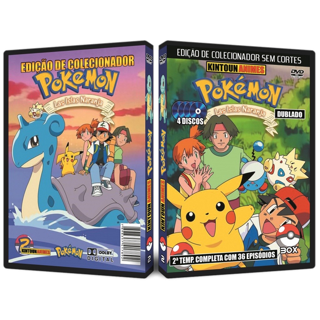 DVD Pokemon 2ª Temporada Completa e Dublada