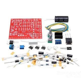 Kit Fonte de Alimentação CC Regulável 0-30V 2mA-3A DIY Ajustável com Proteção contra Sobrecarga