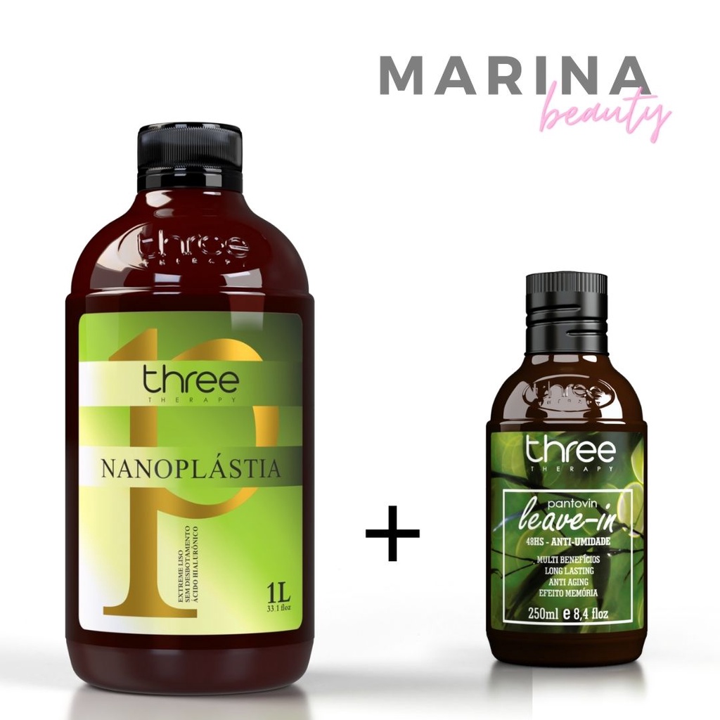 Nanoplastia 1L + Leave In Vegano 48h Multibeneficios 250ml | Shopee Brasil