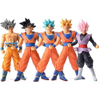 Boneco Dragon Ball Z - Goku Super Sayajin 20cm - Cabelo Azul