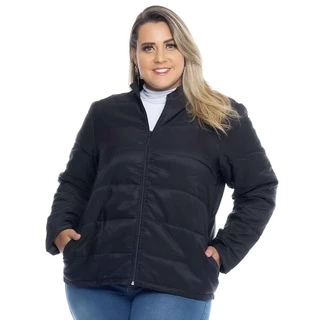Jaqueta Feminina Puffer Plus Size Casaco