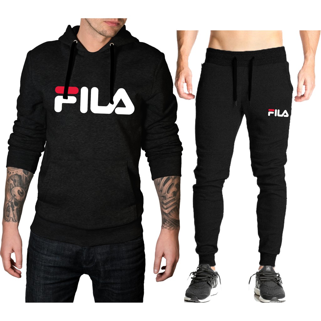 Calça de moletom da hot sale fila