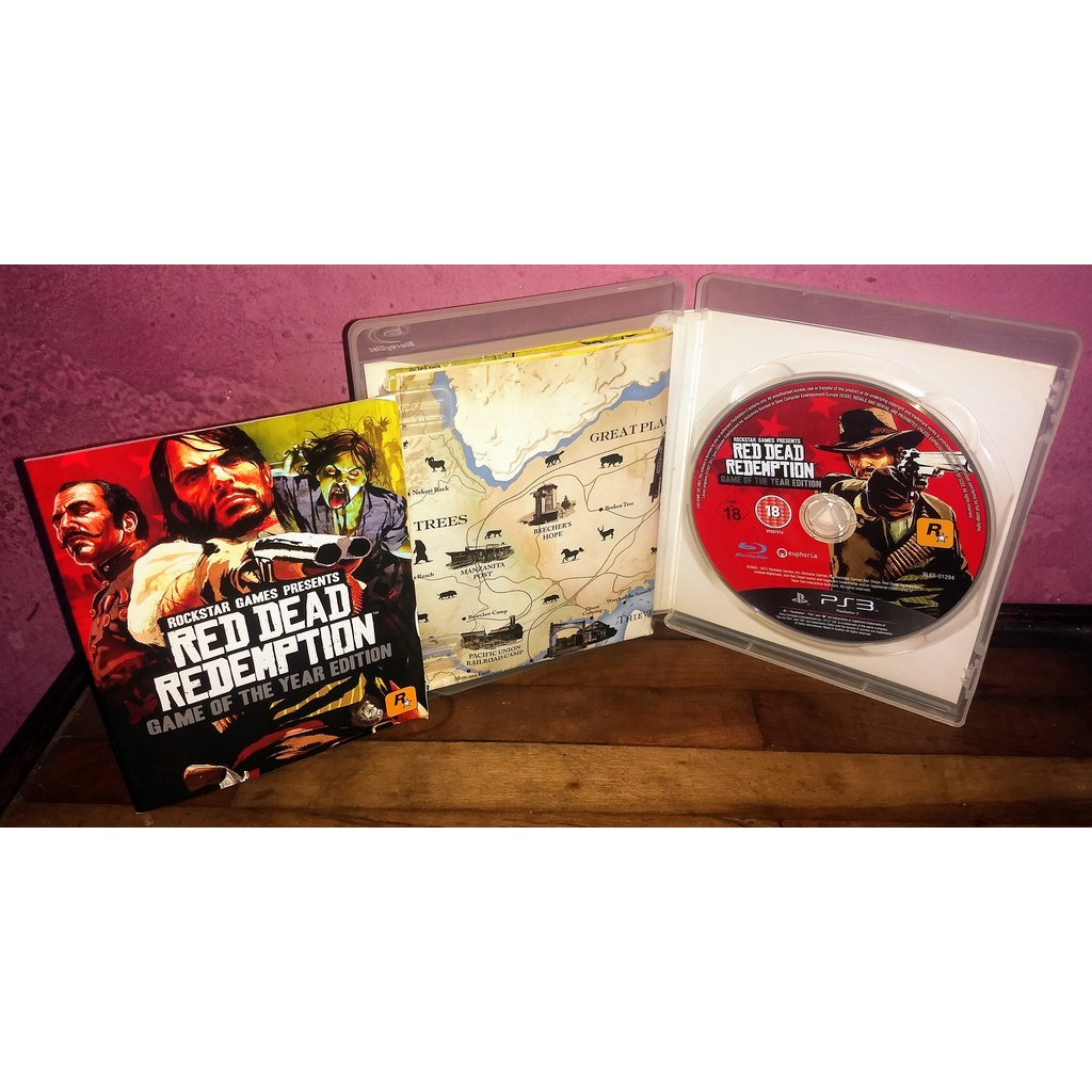 Red Dead Redemption Game of The Year Edition - PS3 - Mídia Física