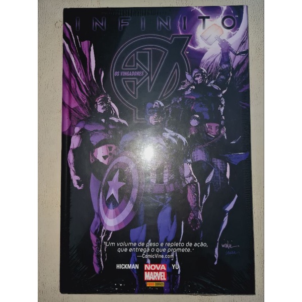 Os Vingadores Infinito Capa Dura Panini 2017 Excelente