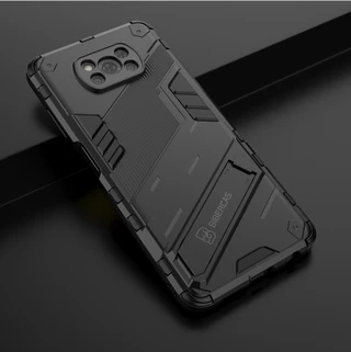 Xiaomi Poco X3 Pro Luxury Shockproof Hybrid Armor KickStand Case Cover