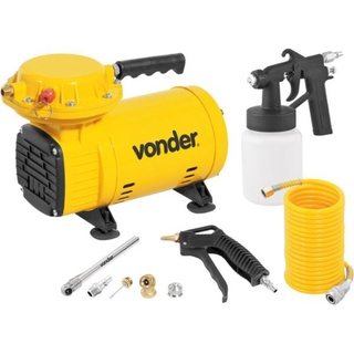 Compressor Ar Direto 1/2 HP com Kit de Acessórios BIVOLT VONDER