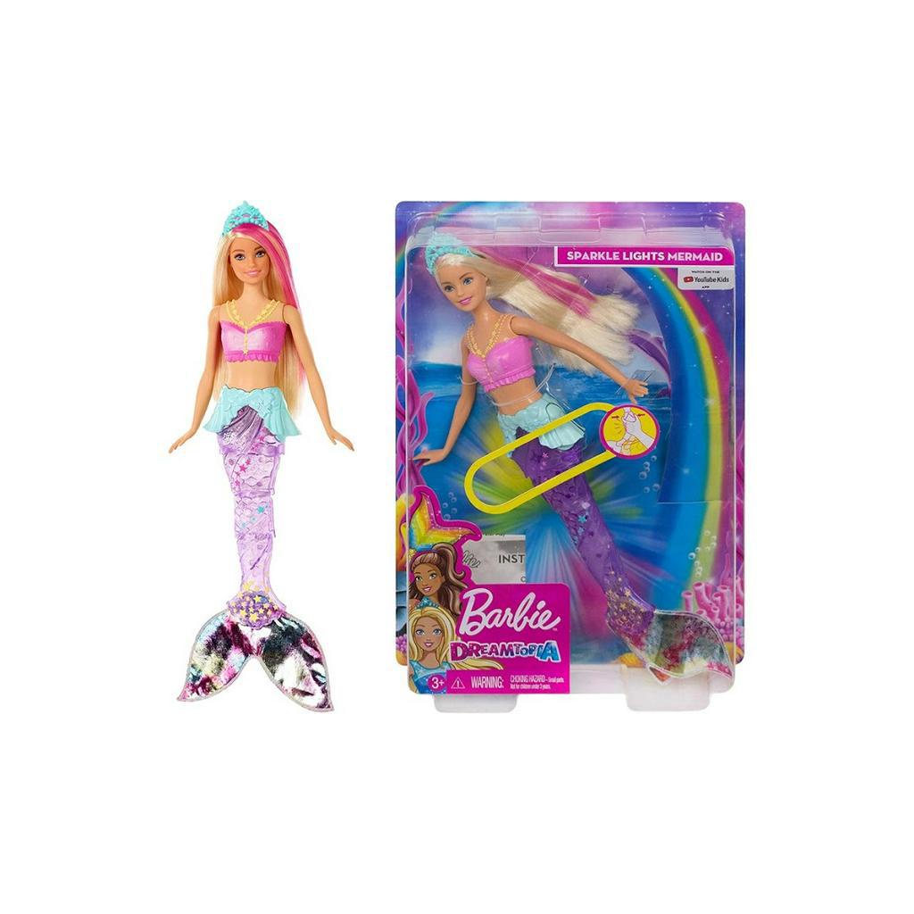 Boneca Barbie Nadadora Movimento De Natação Com Acessórios