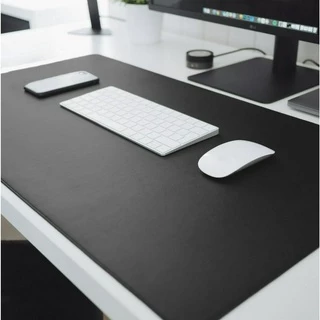 Mouse Pad Deskpad Grande 90x40 Mousepad Preto Minimalista Profissional Escritório