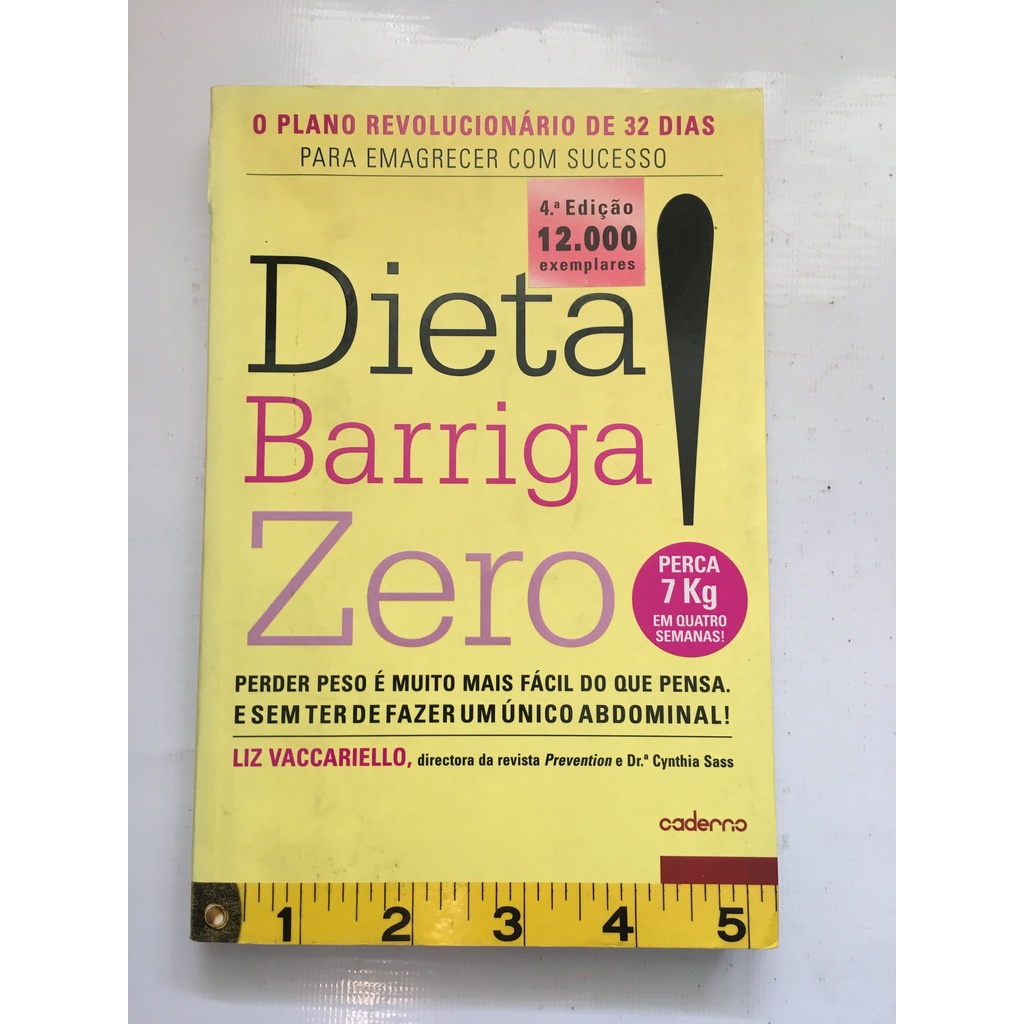 Livro Dieta Barriga Zero Liz Vaccariello L5784