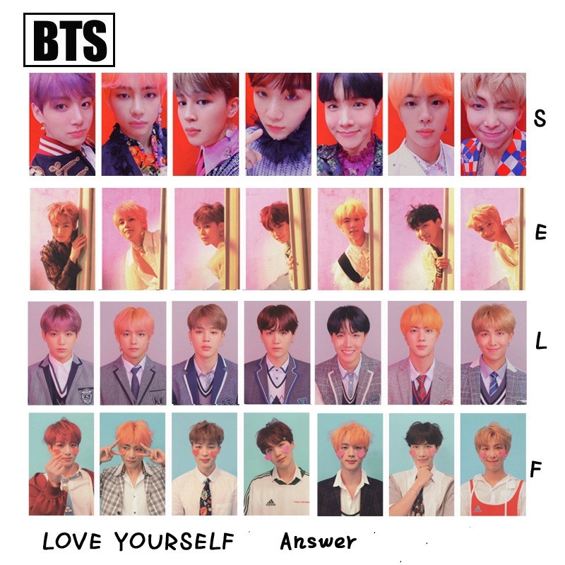 7pçs Poster De Álbum De Fotos Do Bts Bangtan Boys Love Yourself