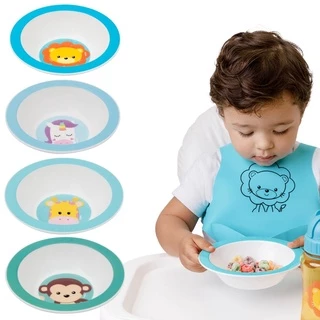 Prato Infantil Tigela Bowl Bebe Crianca Pratinho Fundo Papinha Frutinha BLW