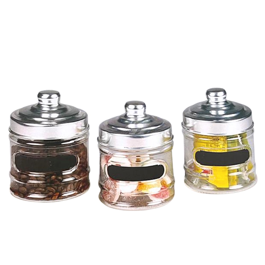 Conjunto 3 Potes Para Mantimentos Balas Doces 300ml | Shopee Brasil
