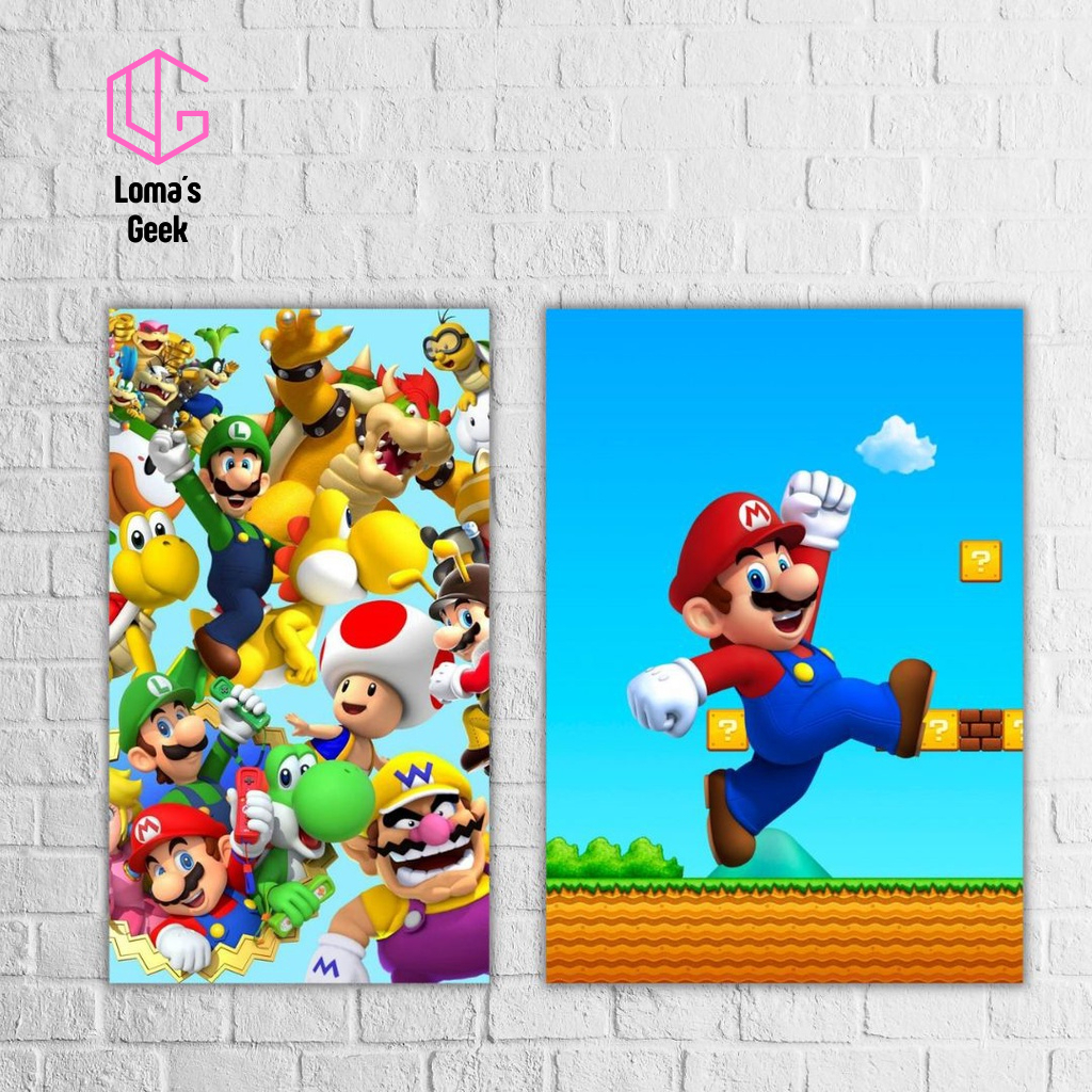 Placa Decorativa Super Mario Bros 9