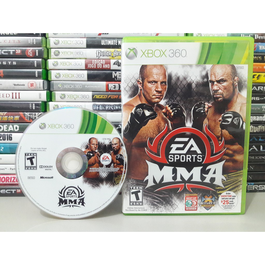 Jogo De Luta Mma Ea Sports Xbox 360 Original Mídia Física