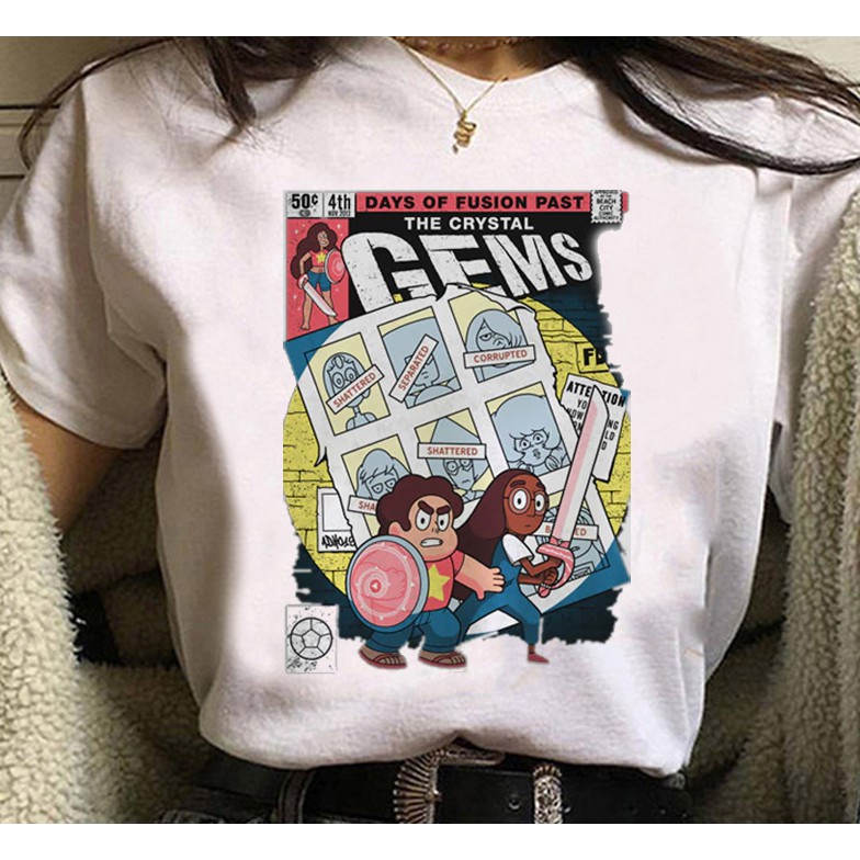 Camiseta Manga Longa Infantil Steven Universo Personagens