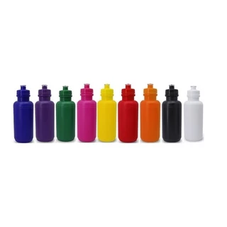 Kit 10 Garrafa de água squeeze 500ml garrafinha de plástico infantil