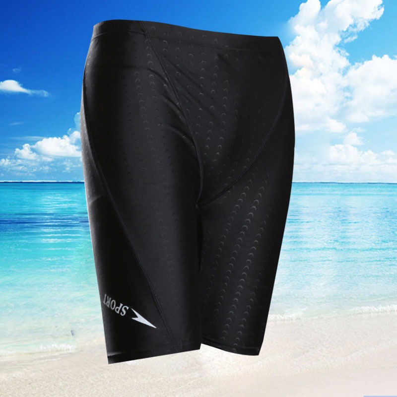 Roupa De Banho Masculina/Sunga De Natação De Cinco Pontas Reforçada