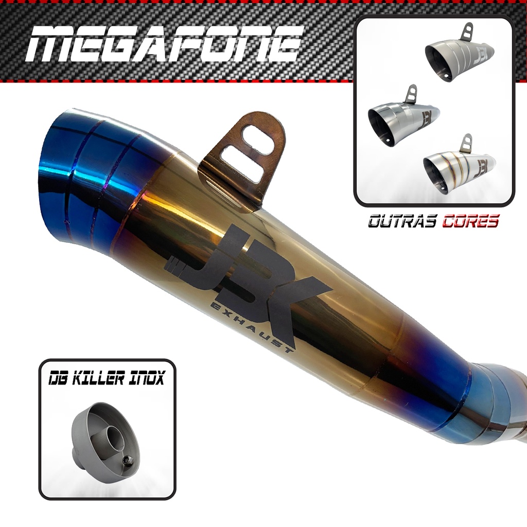 Escapamento Esportivo Z 750 Z750 Ponteira Megafone Jbk | Shopee Brasil