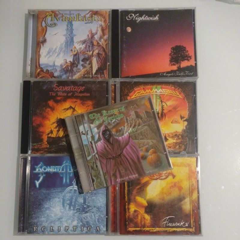 CD's Heavy Metal - Angra / Gamma Ray / Avantasia / Sonata /Judas Priest / Iron Maiden