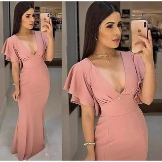 Modelo de vestido store longo para madrinha