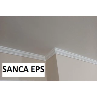 Moldura roda teto sanca isopor kit 10 metros