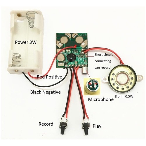Isd1820 Módulo Gravação Reprodução Som Voz Player Arduino