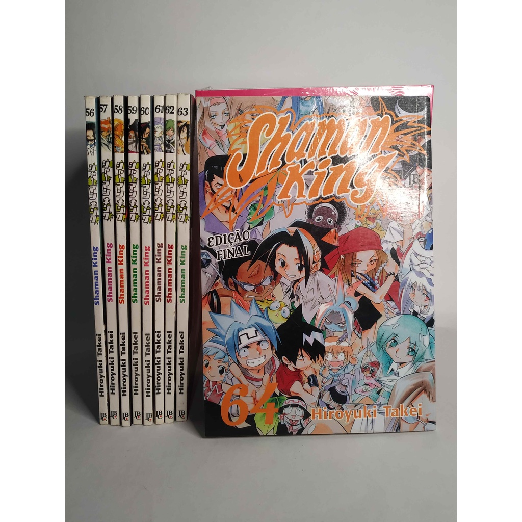 Shaman King Lote Final da Coleção 9 Volumes / Mangá JBC Shopee Brasil