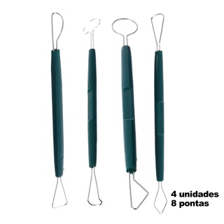 Kit 4 Estecas de Metal DAS para Modelagem