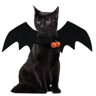 Roupas De Gato Asas De Morcego Cosplay Adereço Halloween Fantasia De Cachorro