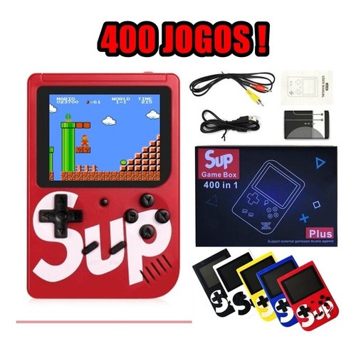 Mini Game Portatil 400 Games in Memory Super Mini Game Sup Mario