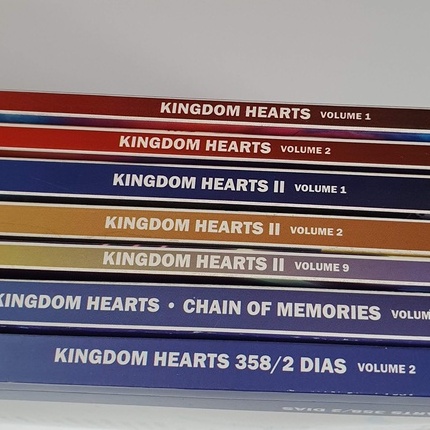 mangás kingdom hearts abril (vários)