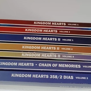 mangás kingdom hearts abril (vários)