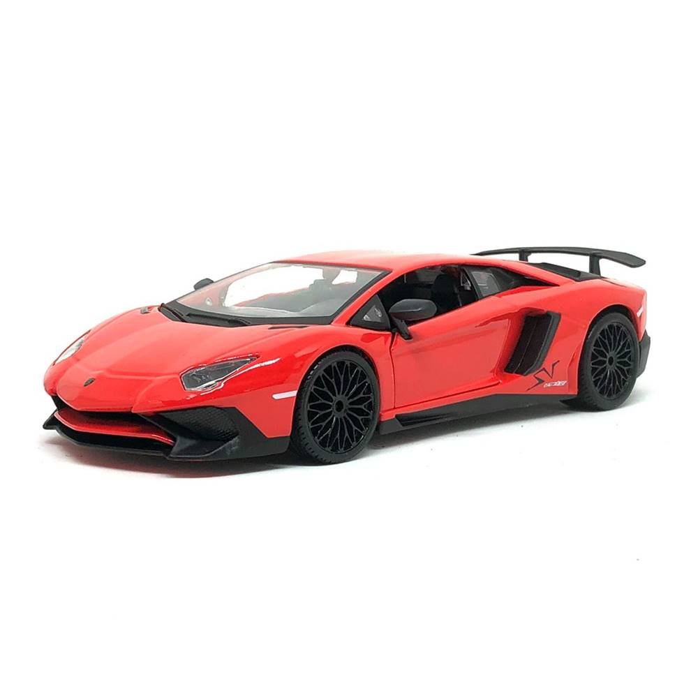 Miniatura Carro Lamborghini Aventador SV Coup Vermelho 1 24