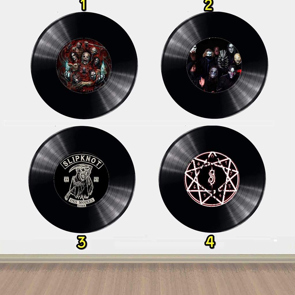 Disco Vinil Rock Slipknot Banda Lp Decorativo | Shopee Brasil