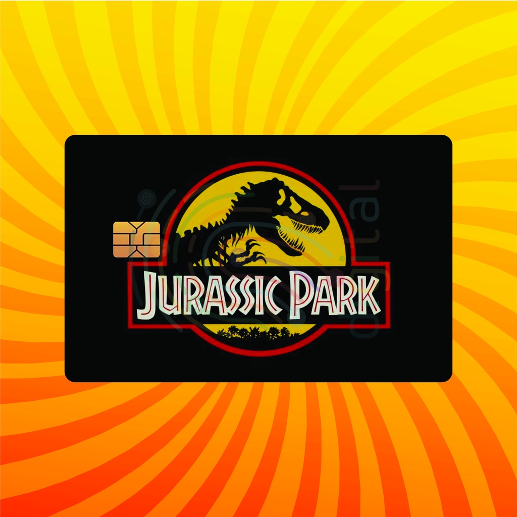 Adesivo Para Cart O De Cr Dito E Debito Skin Pelicula Jurassic Park Shopee Brasil