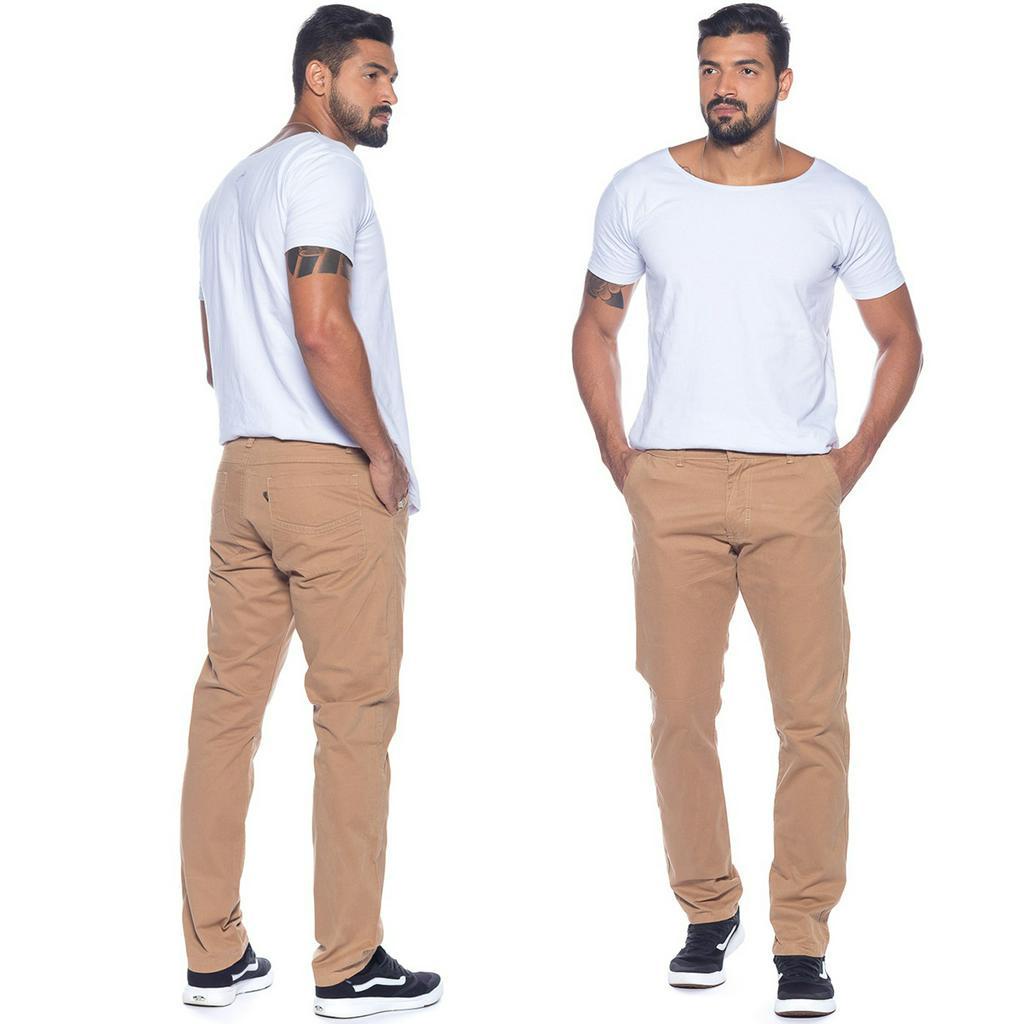 Calça de store sarja reta masculina