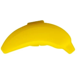 Pote de Plástico Para Guardar Banana Sem Amassar Amarelo - Ref: 4757