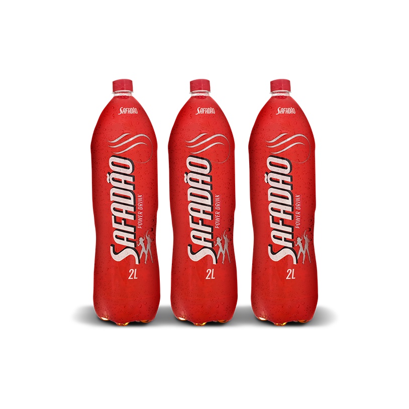 Energético Safadao Power Drink 2L Pack com 3 uni
