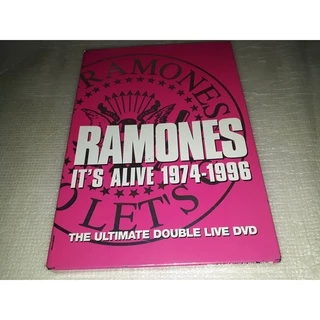 DVD RAMONES IT'S ALIVE 1974-1996 2 DVDS IMPORTADO COM ENCARTE U ÓTIMO ESTADO USADO