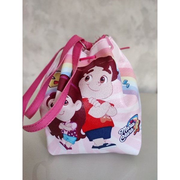 kit bolsa sacola infantil Maria Clara e JP bolsa saco | Shopee Brasil