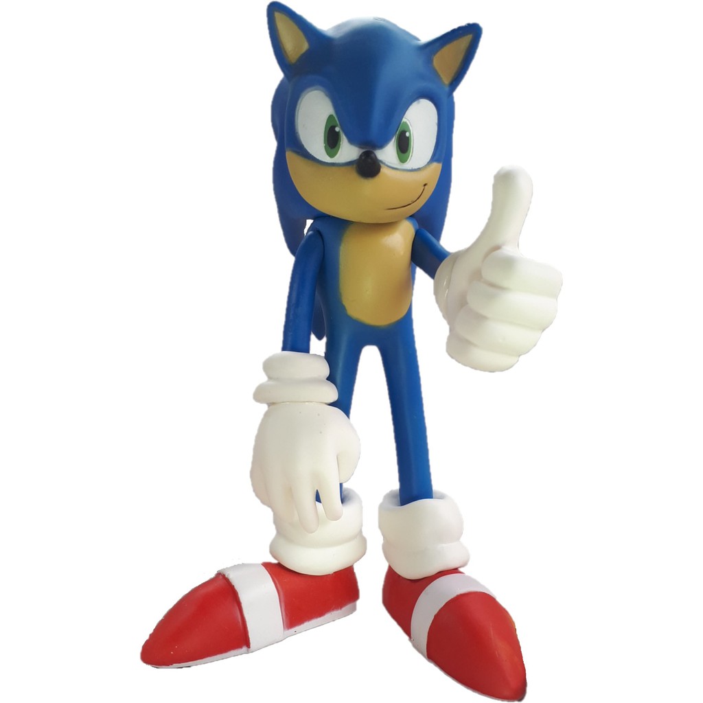 Boneco Sonic Original Importado Articulado Com Skate 11 Cm