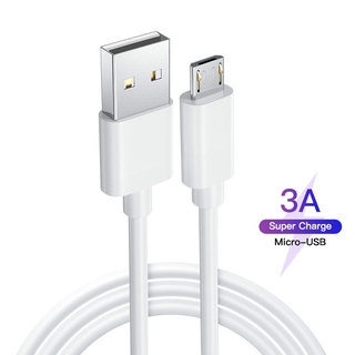 Cabo De Carregamento Android 3A 1M Micro USB Rápido De Dados Sincronização De Cabos Para Telefones Móveis Realme Xiaomi