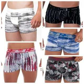 Kit de Cuecas de Algodão com 10 Boxer Totter 8019 em Oferta na Shopee
