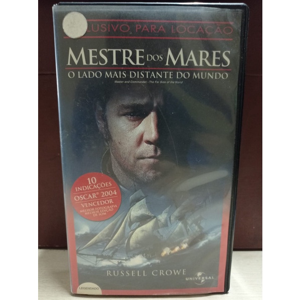 VHS mestre dos mares o lado mais distante do mundo Shopee Brasil