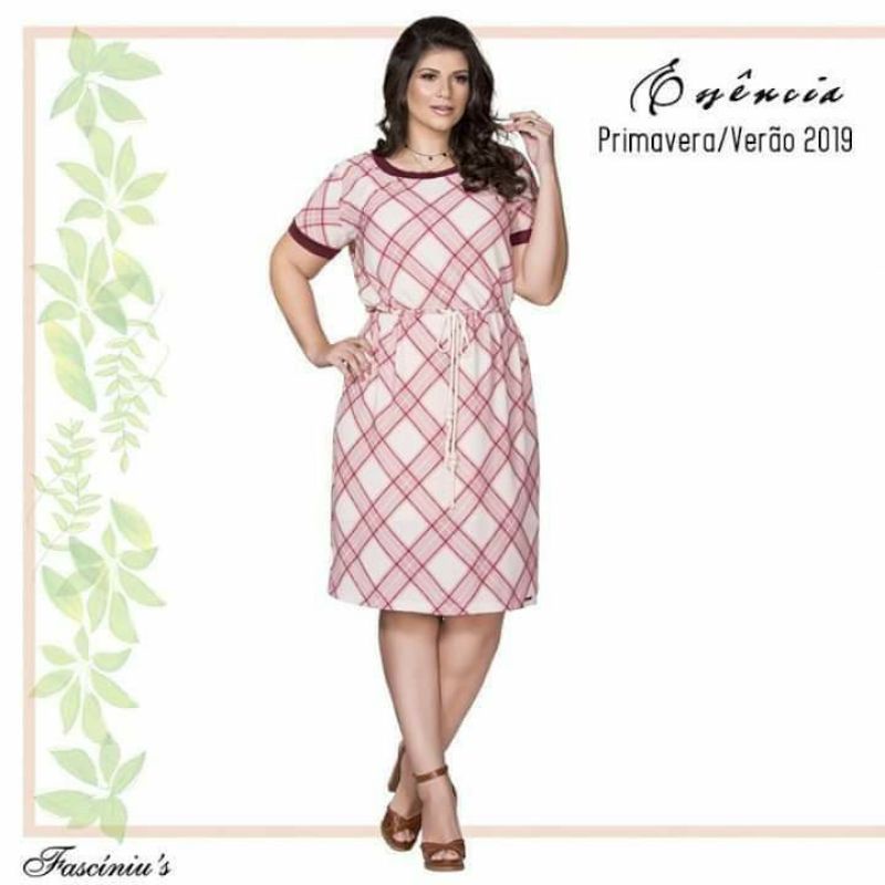 Moda primavera verao hot sale 2019 plus size