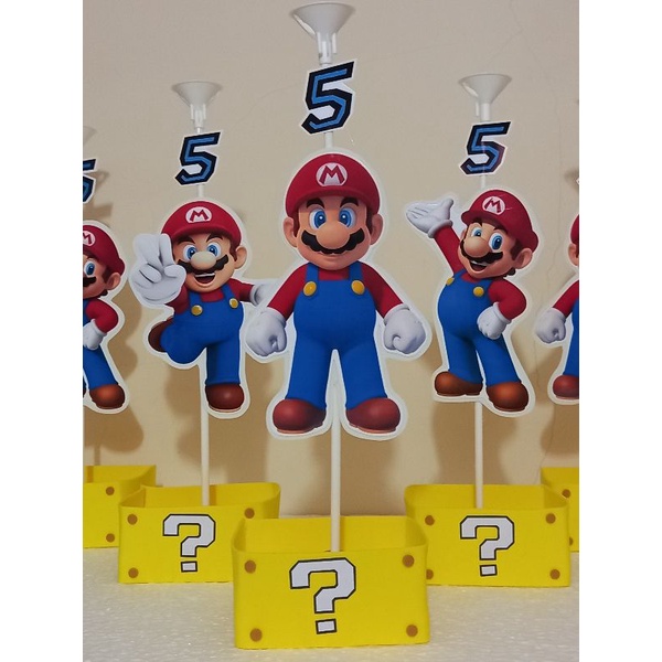 Centro de Mesa Mario Bros