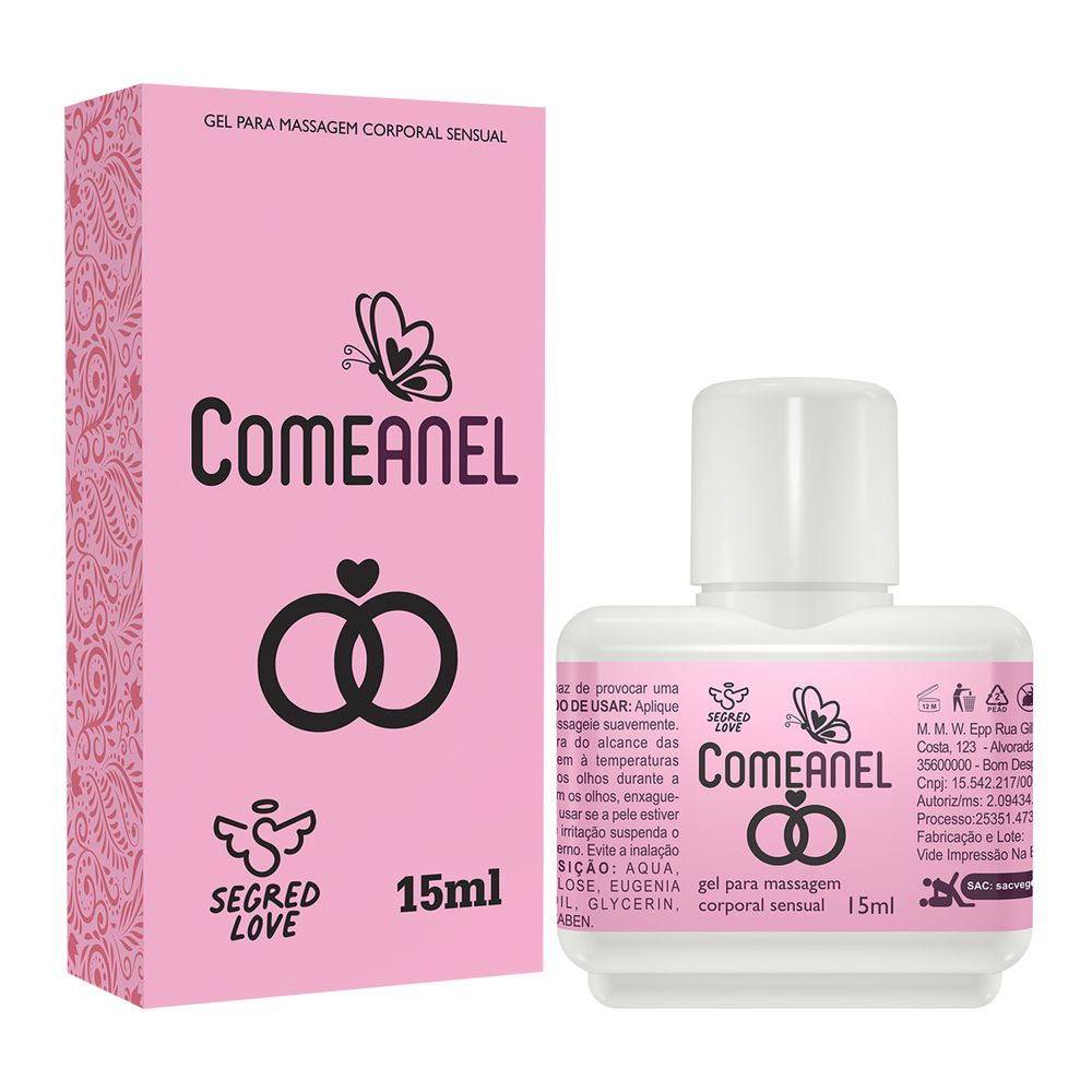 Comeanel Gel Lubrificante E Dessensibilizante Anal Segred Love 15ml Lojas Fox Brasil Moda 