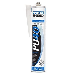 Adesivo Poliuretano Branco Pu40 310ml - Tekbond